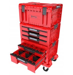 Skrzynia na narzędzia QBRICK Drawer Workshop Set 4 Pro Red Ulta HD