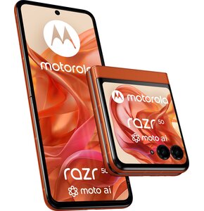 Smartfon MOTOROLA Razr 50 8/256GB 5G 6.9" 120Hz Pomarańczowy