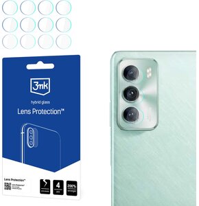 Szkło hybrydowe na obiektyw 3MK Lens Protection do Oppo Reno 12 Pro