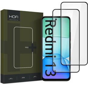 Szkło hartowane HOFI Glass Pro+ do Xiaomi Redmi 13 Czarny (2szt.)