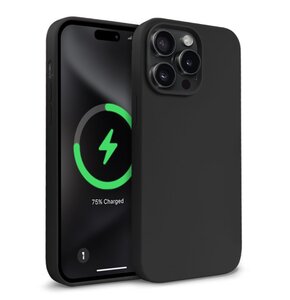 Etui CRONG Color Cover Magnetic MagSafe do Apple iPhone 15 Pro Czarny
