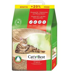 Żwirek dla kota CATS BEST Original 10 L + 20% gratis