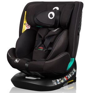 Fotelik samochodowy LIONELO Bastiaan One i-Size 40-150 cm (0-36 kg) Czarny