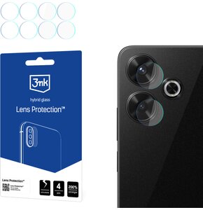 Szkło hybrydowe na obiektyw 3MK Lens Protection do Xiaomi Redmi 13 4G