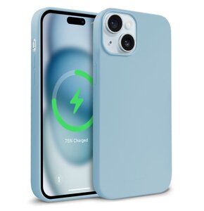Etui CRONG Color Cover Magnetic MagSafe do Apple iPhone 15 Błękitny