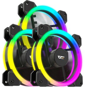 Wentylator DARKFLASH DR11 Czarny (3 szt.)