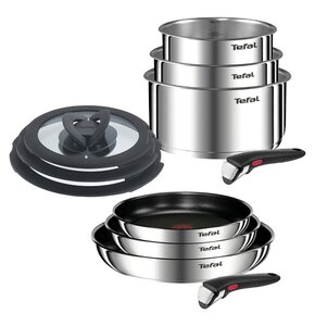 Zestaw patelni i garnków TEFAL Ingenio Emotion L897S474 & L8964S44 (8 elementów) + Pokrywa TEFAL Ingenio L9849053 (3 sztuki)