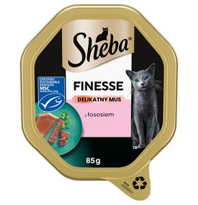 Karma dla kota SHEBA Finesse Łosoś 85 g