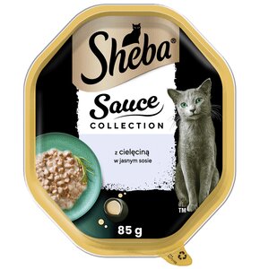 Karma dla kota SHEBA Sauce Collection Cielęcina w sosie 85 g