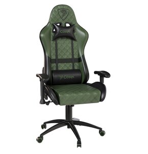 Fotel COBRA Draco CRF194 Zielono-czarny