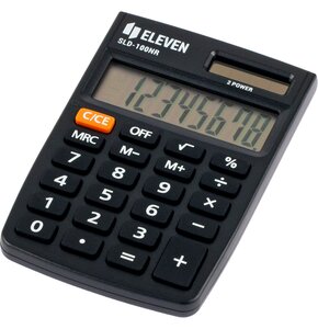 Kalkulator ELEVEN SLD-100NR Zasilanie bateryjno-słoneczne, 3 pamięci