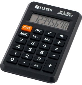 Kalkulator ELEVEN LC-310NR Zasilanie bateryjne, 3 pamięci