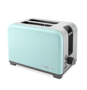 Toster VINTAGE CUISINE Retro Chromowany Miętowy