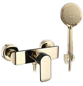 Bateria prysznicowa REA Bloom B9938 Czarno-złoty