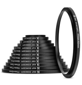Zestaw pierścieni redukcyjnych K&F CONCEPT 11w1 KF4163 do filtrów