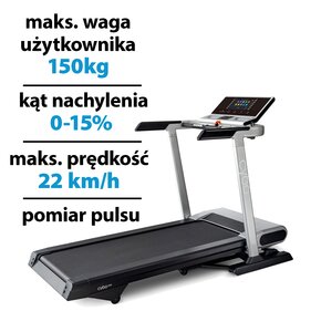 Bieżnia elektryczna CYBO Run T1000 2940W 22km/h
