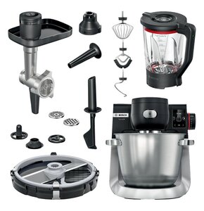Robot kuchenny planetarny BOSCH MUMS6ZS17 + Maszynka do mielenia BOSCH MUZS6HA + Przystawka do krojenia w kostkę BOSCH MUZS68CC