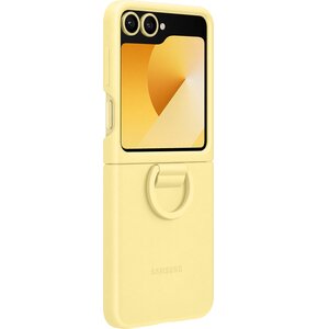 Etui SAMSUNG Silicone Case With Ring do Galaxy Z Flip 6 Żółty EF-PF741TYEGWW