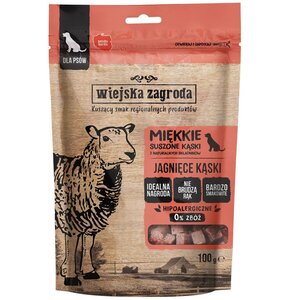 Przysmak dla psa WIEJSKA ZAGRODA Miękkie suszone kąski Jagnięcina 100 g