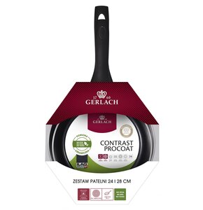 Zestaw patelni GERLACH Contrast Procoat (2 elementy)