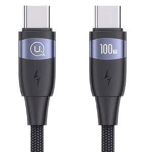 Kabel USB-C - USB-C USAMS US-SJ632 100W 1.2 m Czarny