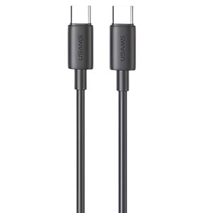 Kabel USB-C - USB-C USAMS US-SJ711 60W 1 m Czarny