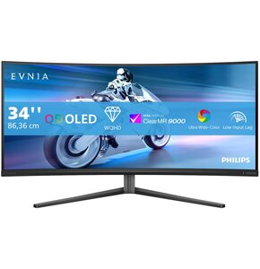 Monitor PHILIPS Evnia 34M2C6500/00 34" QD-OLED 3440x1440px 175Hz 0.03 ms [GTG] Curved