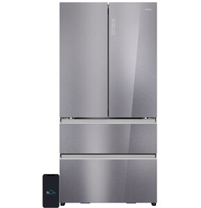 Lodówka HAIER HFR79F19EFGK Side by Side No Frost 190cm Szafirowe szkło