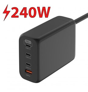 Ładowarka sieciowa NEWELL GaN 240W Czarny