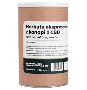 Herbata HEMPFARM Konopna z CBD (20 sztuk)