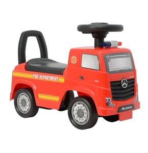 Jeździk MILLY MALLY Mercedes-Benz Actros Fire Truck Czerwony