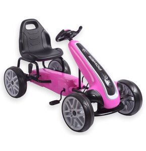 Gokart na pedały MILLY MALLY Power Różowy