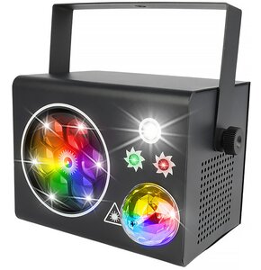 Multiefekt LED LIGHT4ME Party Box V2 Efekt Disco Laser