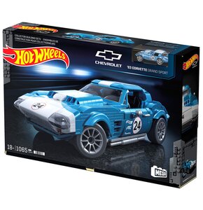 Klocki plastikowe MEGA Hot Wheels Corvette Grand Sport 1963 HWW23