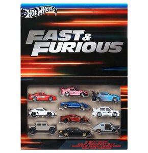 Zestaw pojazdów HOT WHEELS FAST & FURIOUS szybcy i wściekli ( 10 szt )