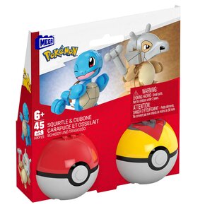 Klocki konstrukcyjne MEGA Pokémon Squirtle i Cubone HXP15