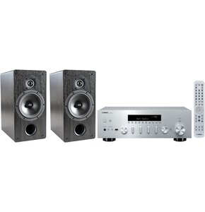 Zestaw stereo YAMAHA MusicCast R-N600A + INDIANA LINE Tesi 261 Czarny