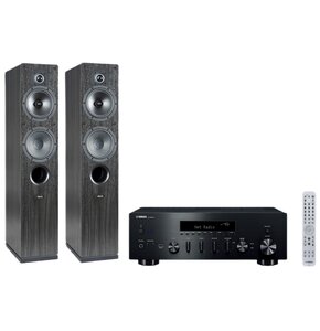 Zestaw stereo YAMAHA MusicCast R-N600A + INDIANA Line Tesi 561 Czarny