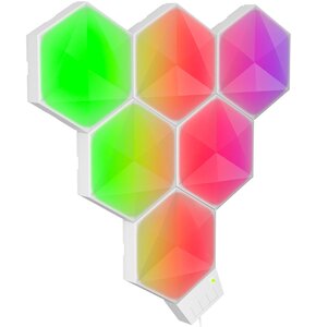 Oświetlenie gamingowe LED FROGGIEX FX-GL2-HL-RGB Regulacja jasności, Wi-Fi (6 szt.)