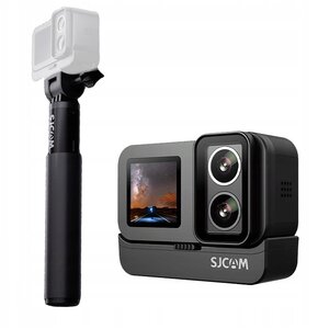 Kamera sportowa SJCAM SJ20 + Akumulatorowy uchwyt do kamery Filmy 4K DUAL LENS PL