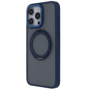 Etui TECTO SHIELD Secure Spinning Mag do Apple iPhone 15 Pro Max Granatowy