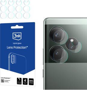 Szkło hybrydowe na obiektyw 3MK Lens Protection do Realme GT 6