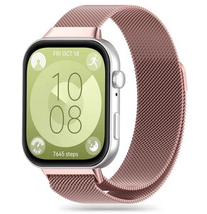 Pasek TECH-PROTECT MilaneseBand do Huawei Watch Fit 3 Różowy