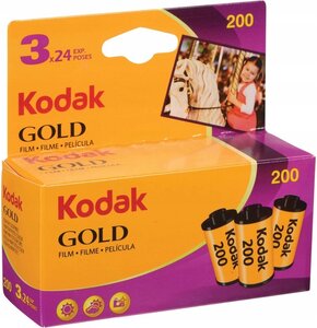 Klisza do aparatu KODAK 135 Gold 200 (3 x 24 zdjęć)