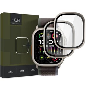Szkło hartowane HOFI Glass Ring do Apple Watch Ultra 1/2 (49 mm) Tytanowy