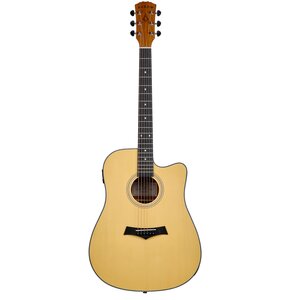 Gitara elektroakustyczna ARROW Silver D CE NT Jasne drewno