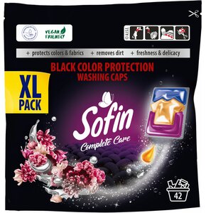 Kapsułki do prania SOFIN Complete Care Black Color Protection 42 szt.