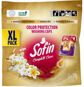 Kapsułki do prania SOFIN Complete Care Color Protection Washing 42 szt.