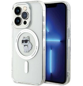 Etui KARL LAGERFELD IML Choupette MagSafe do Apple iPhone 13/13 Pro Przezroczysty