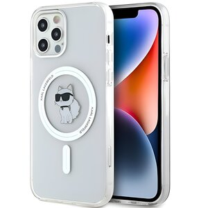 Etui KARL LAGERFELD IML Choupette MagSafe do Apple iPhone 12/12 Pro Przezroczysty
